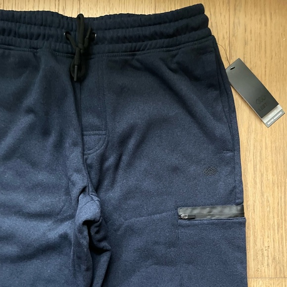 Men’s Navy Fleece Jogger Winter Pants Size M NWT - Picture 3 of 6